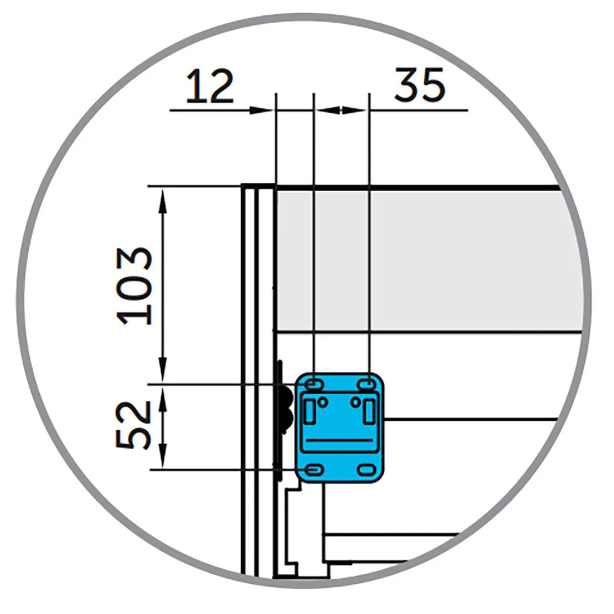 Kommode 60 cm Tenfors Sahara Sort Mat