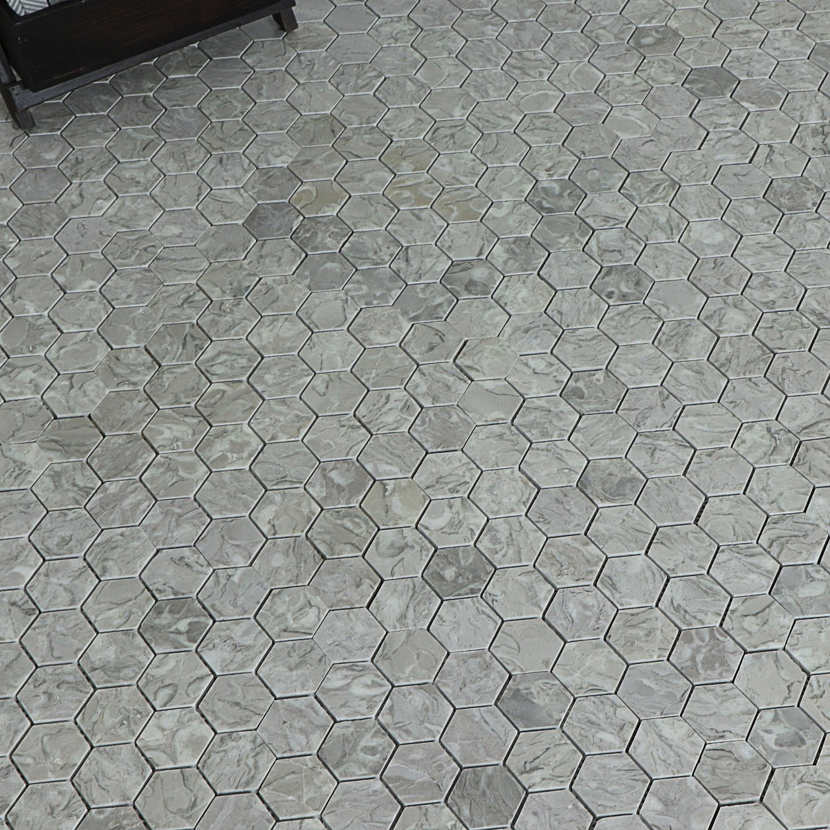 Mosaik Marmor Heksagon Ever Grey