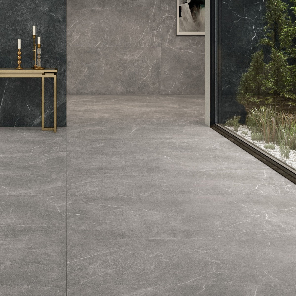 Klinker Soapstone Gray Matt Marmor