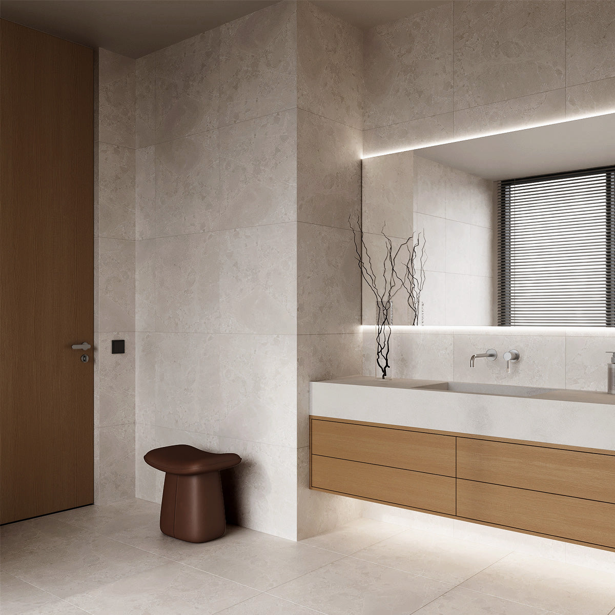 Klinker Pulse Light Marmor Mat 60x60