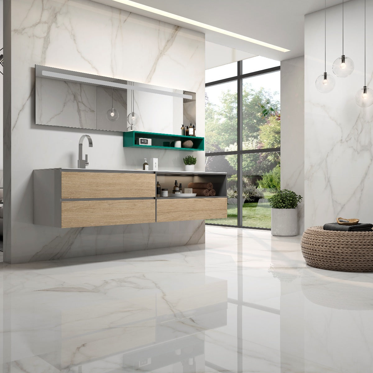 Klinker Tholos White Blank Marmor
