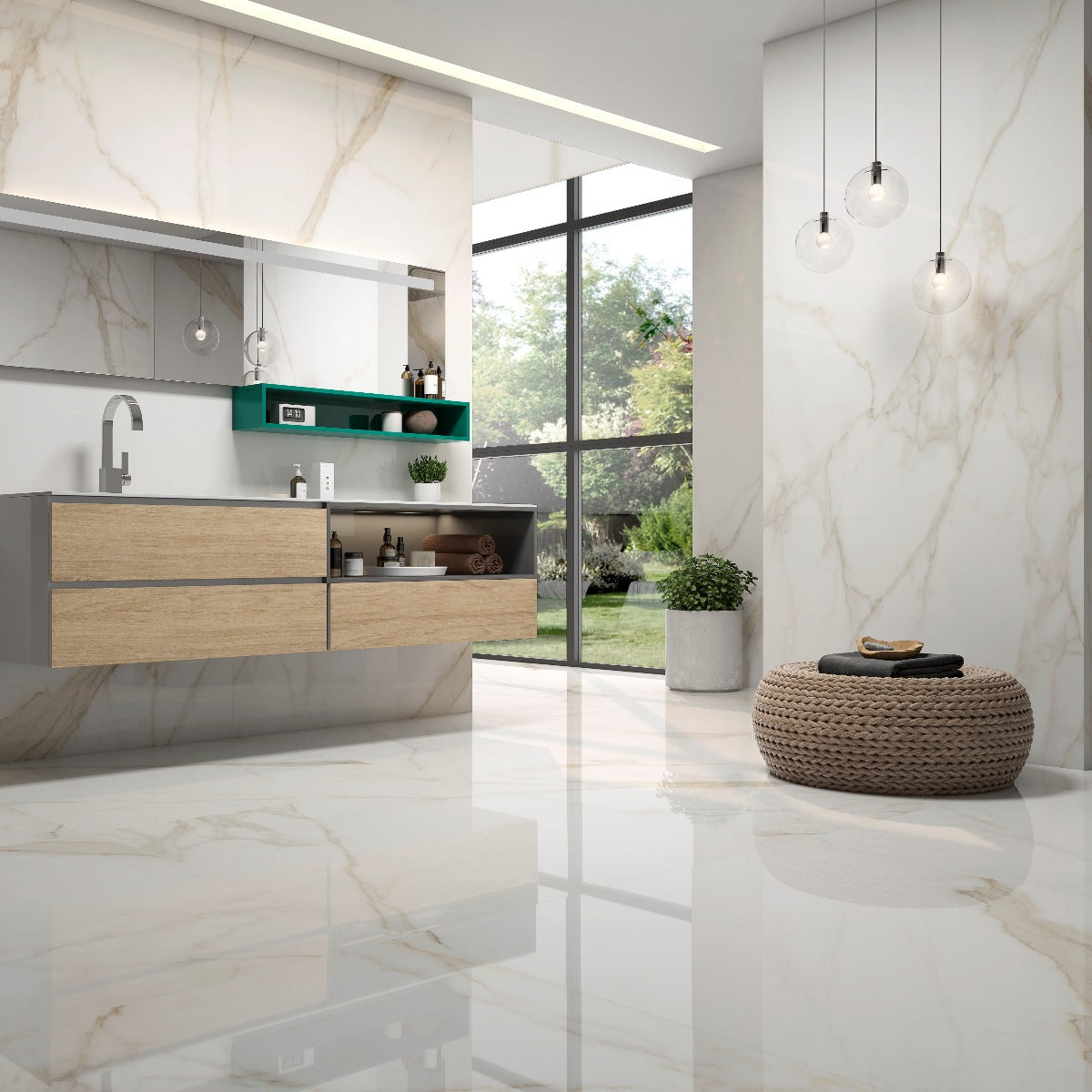 Klinker Tholos Gold Blank Marmor
