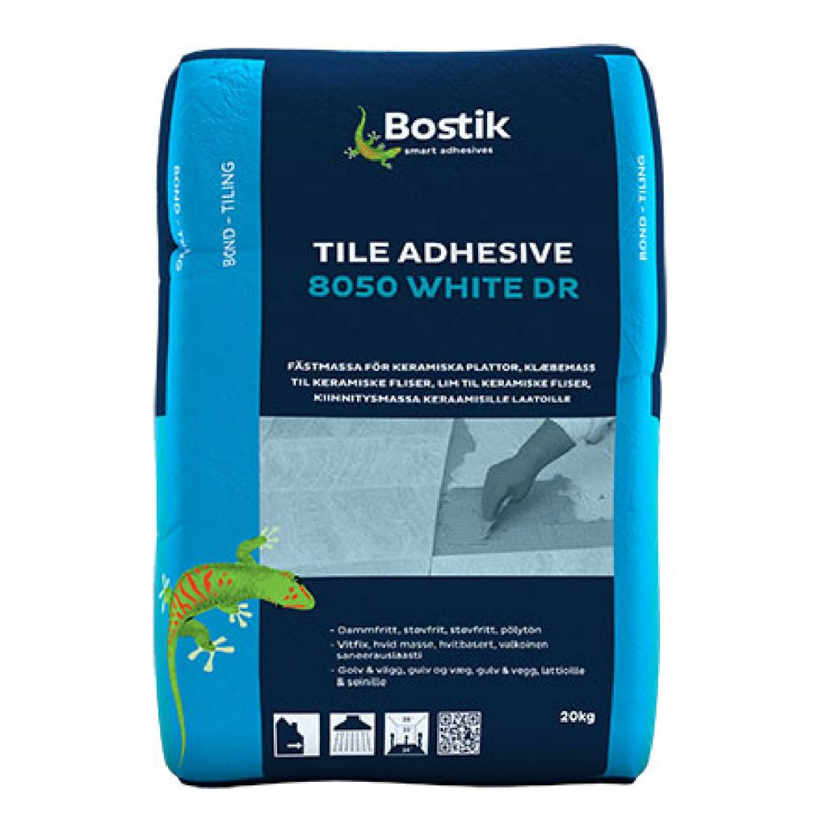 Klæber Bostik 8050 White Støvreduceret 20 kg