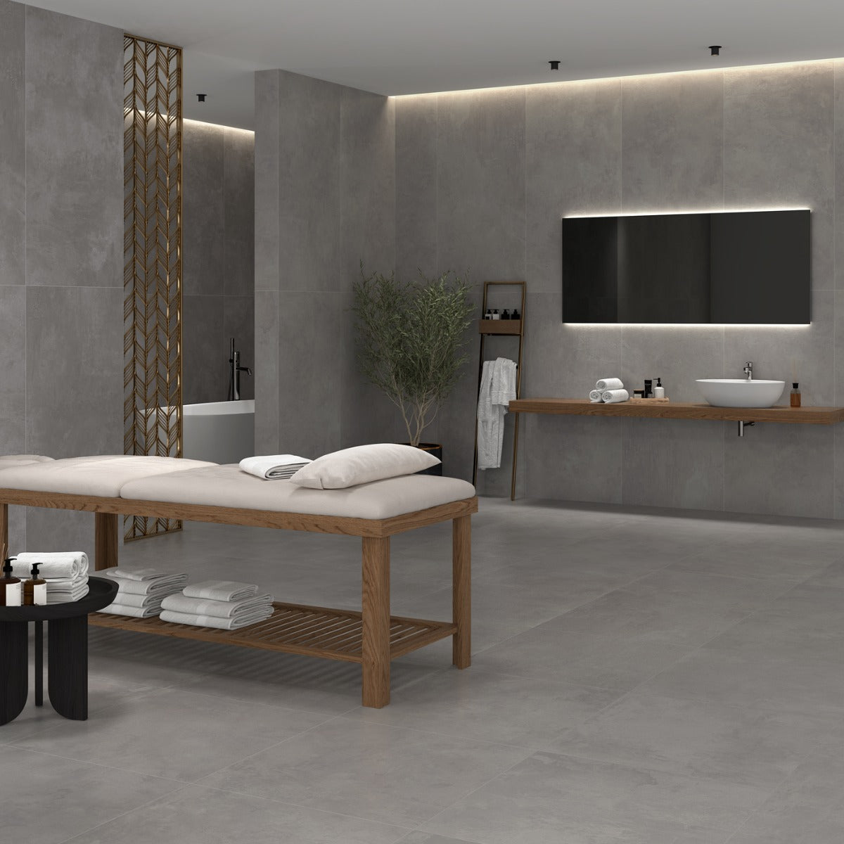 Klinker Elementi Grey Mat 120x120
