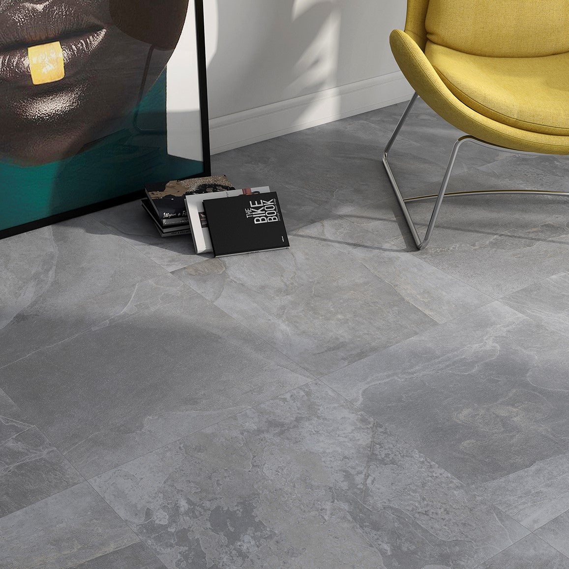 Klinker Makai Gris Marmor Mat 60x60