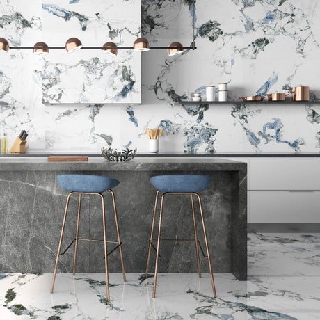 Klinker Oyama Blue Marmor Blank
