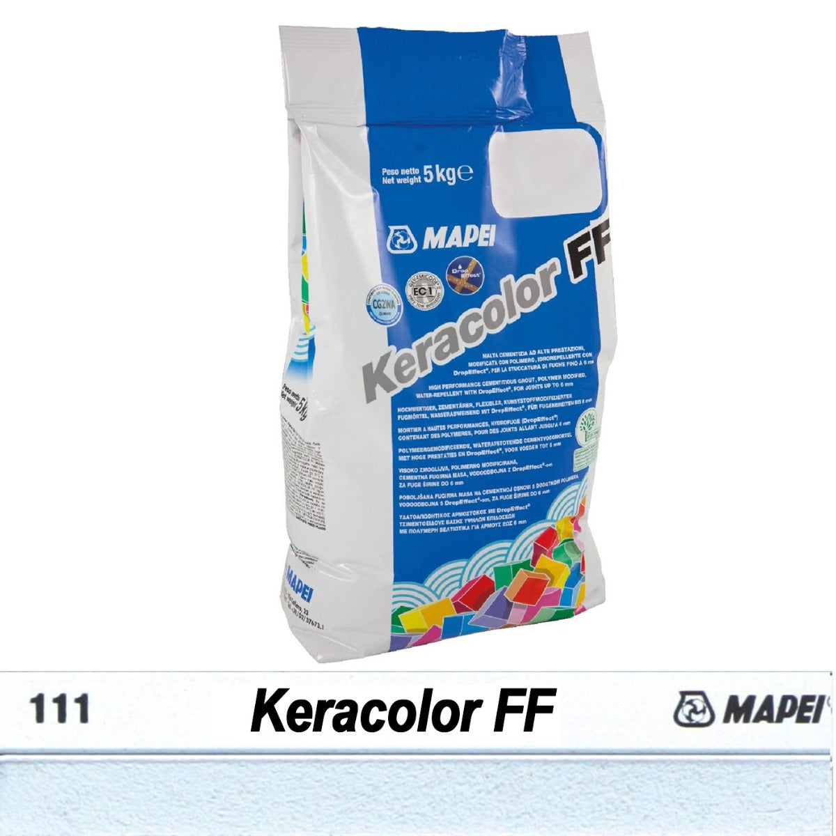 Keracolor FF Fugemasse 111 Silver Grey 5 kg