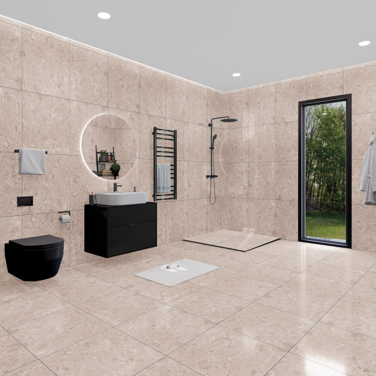 Klinker Artic Beige Marmor Blank