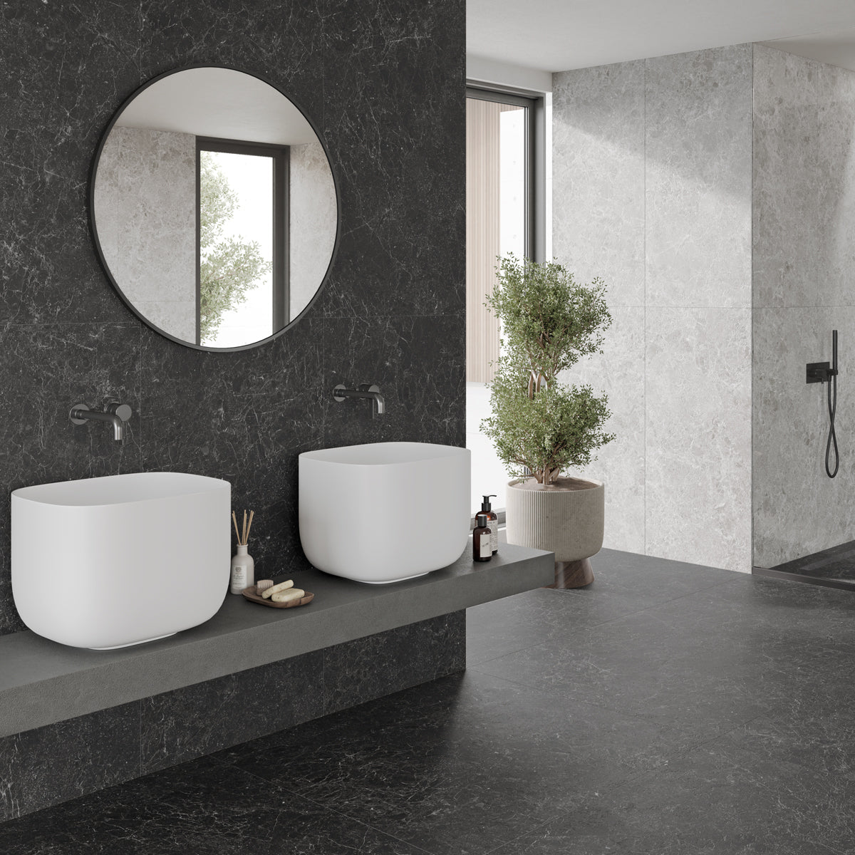 Klinker Charisma Marmor Black Matt 60x120