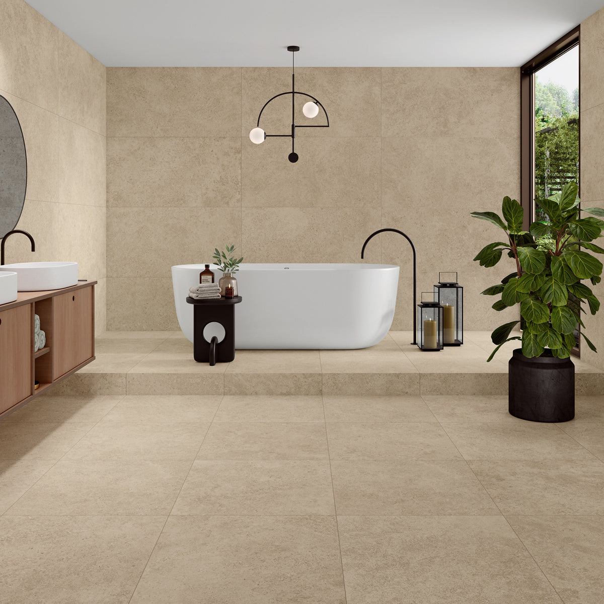 Klinker Regina Kalksten Natural Matt 120x120