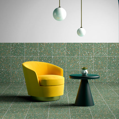 Klinker Terrazzo Green Matt 60x60