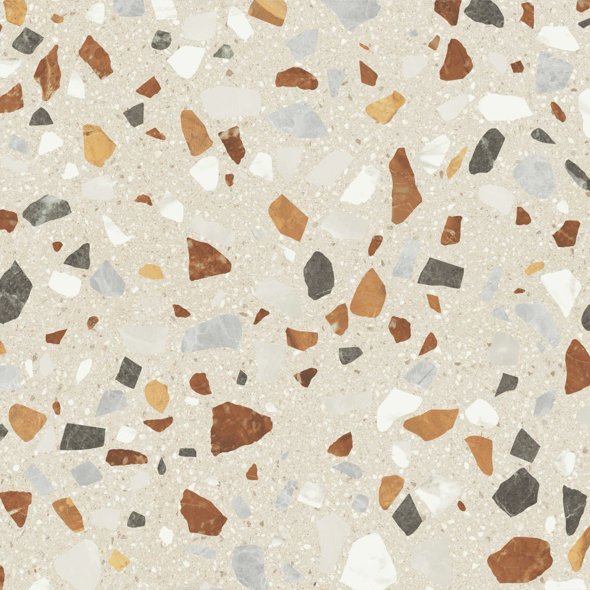 Klinker Terrazzo XL Beige Mat 60x60