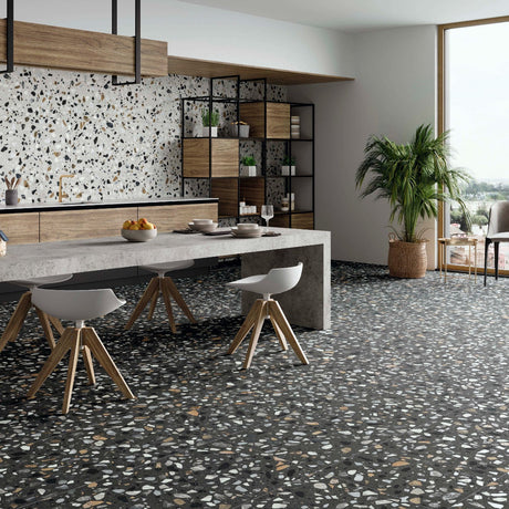 Klinker Terrazzo XL Graphite Matt 60x60