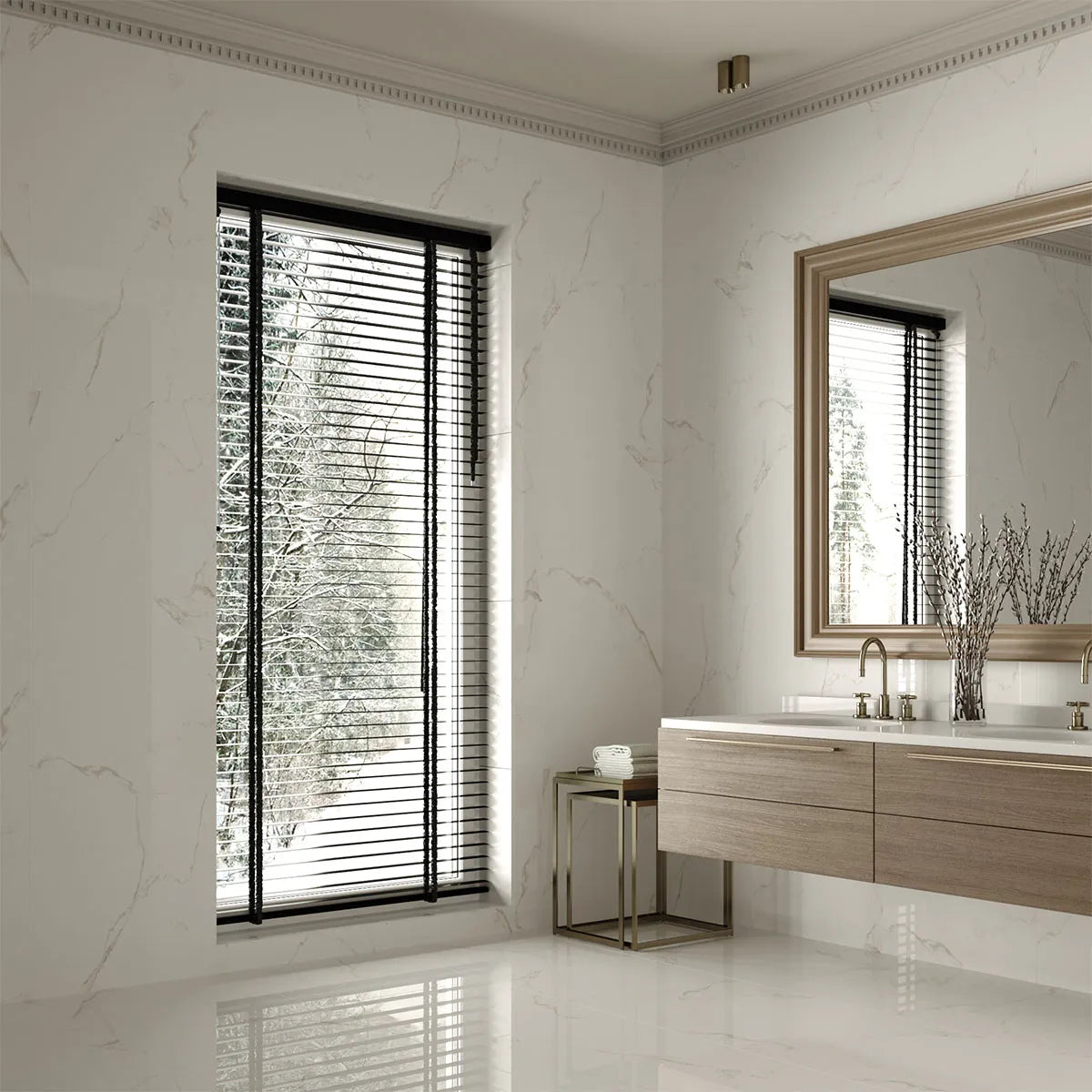 Klinker Carrara Marmor Blank 60x60