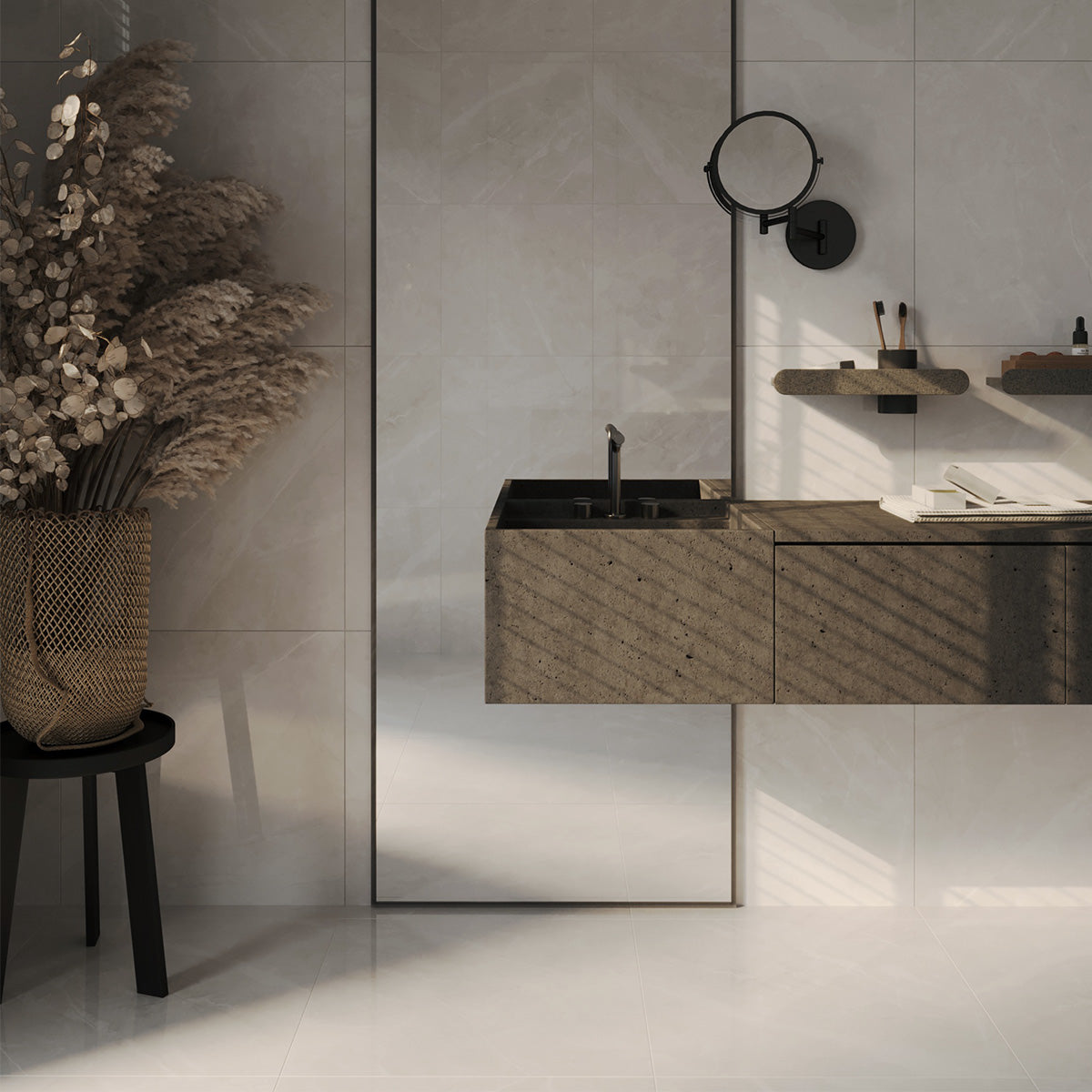 Klinker Magda Blanco Marmor Blank 60x60