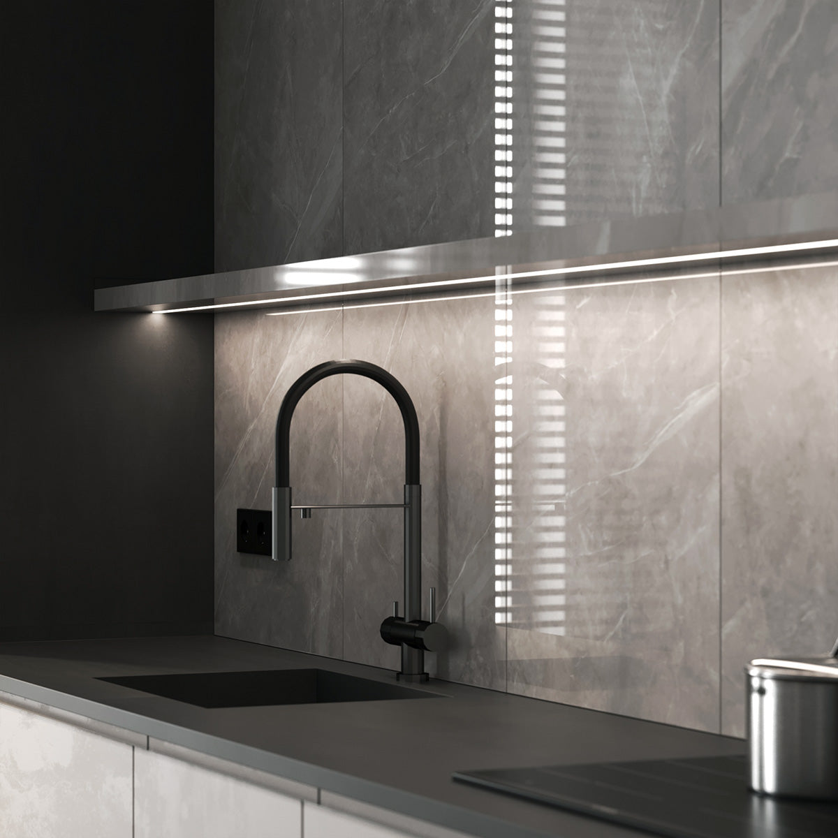 Klinker Magda Perla Marmor Blank 60x60