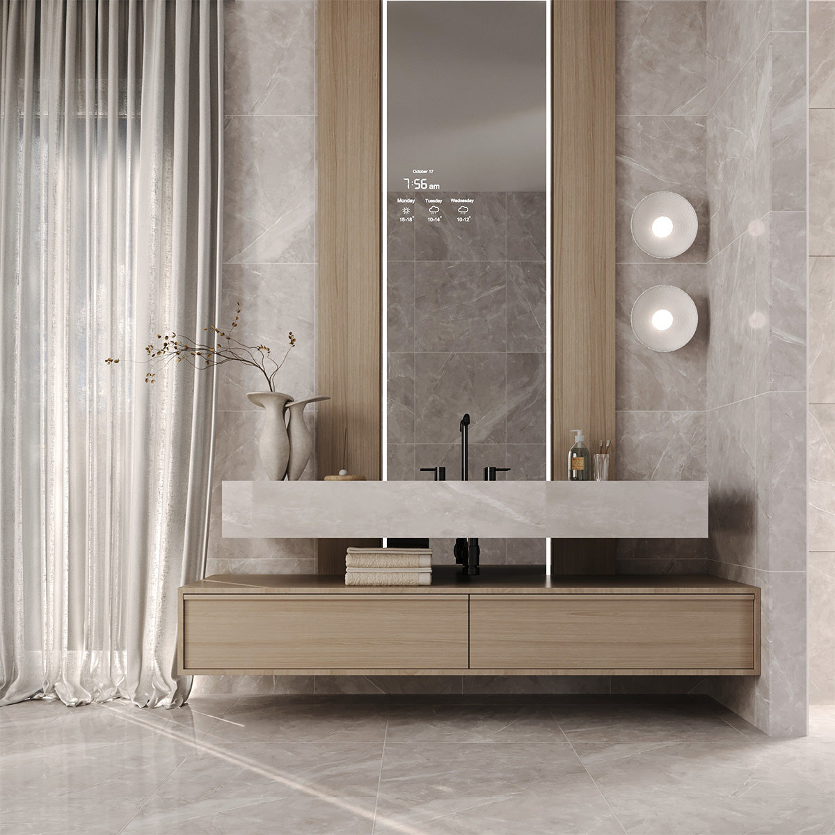 Klinker Magda Perla Marmor Blank