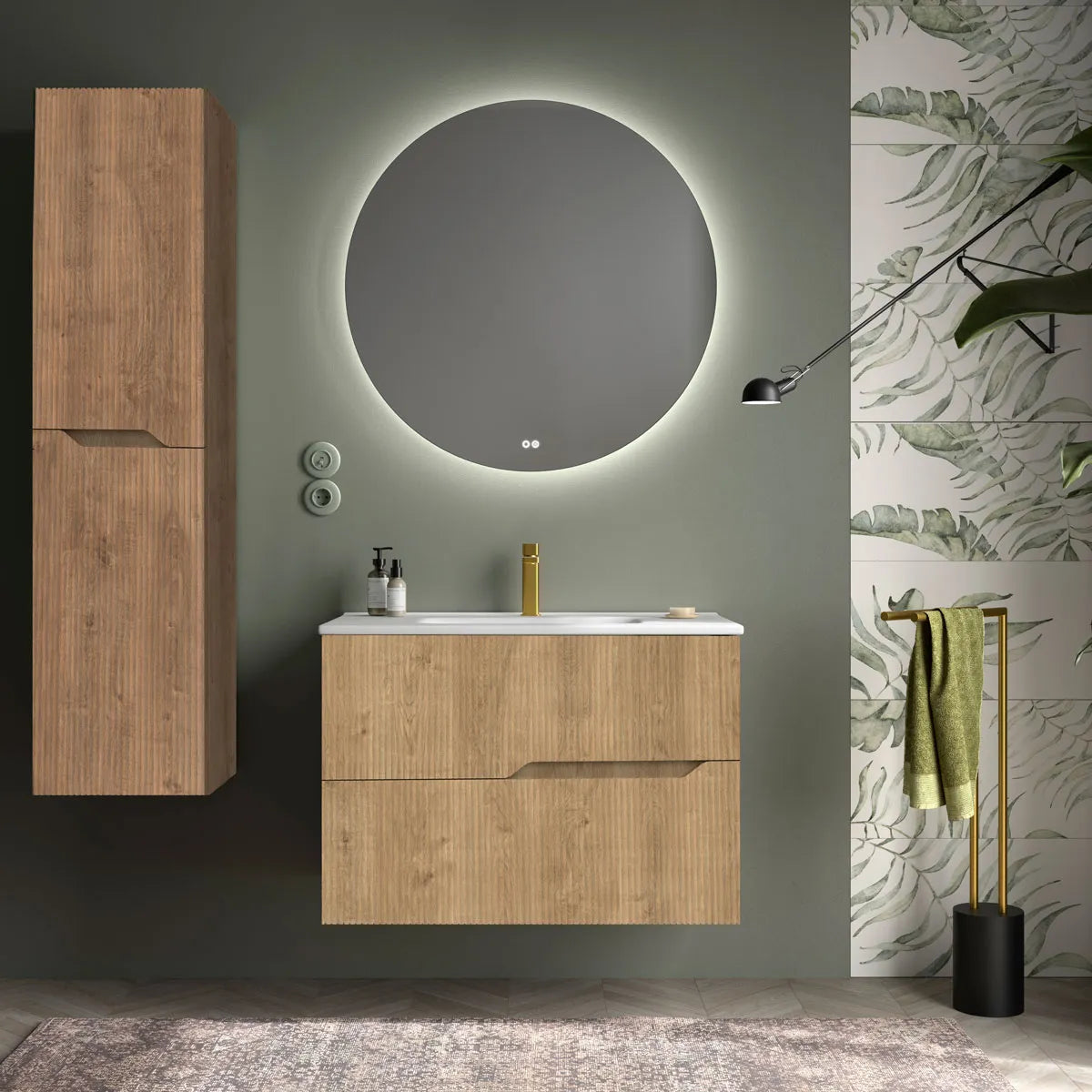 Kommode 80 cm Tenfors Bambu Eg Mat