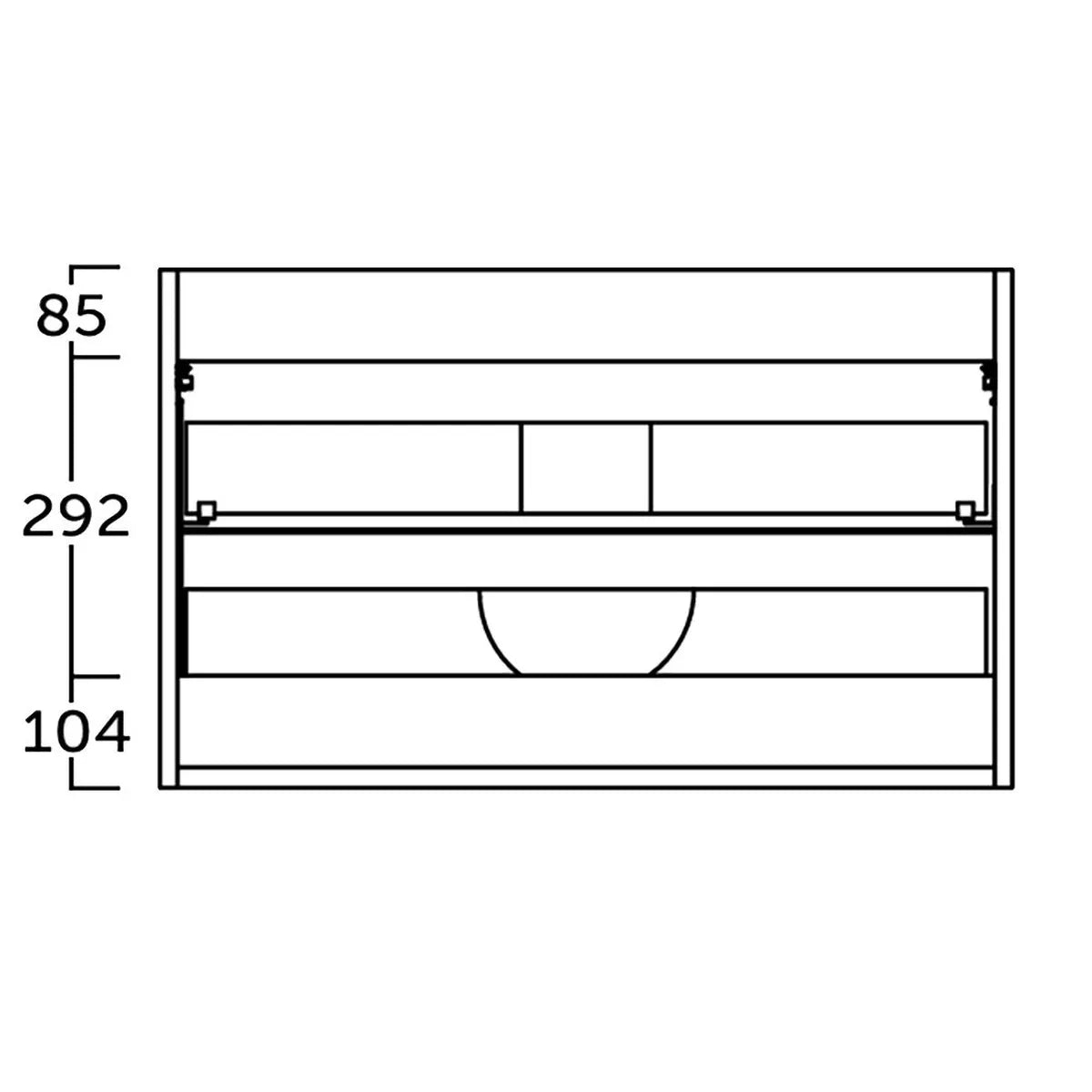 Kommode & Håndvask 120 cm Tenfors Norrvik Grå Fyr 4 skuffer
