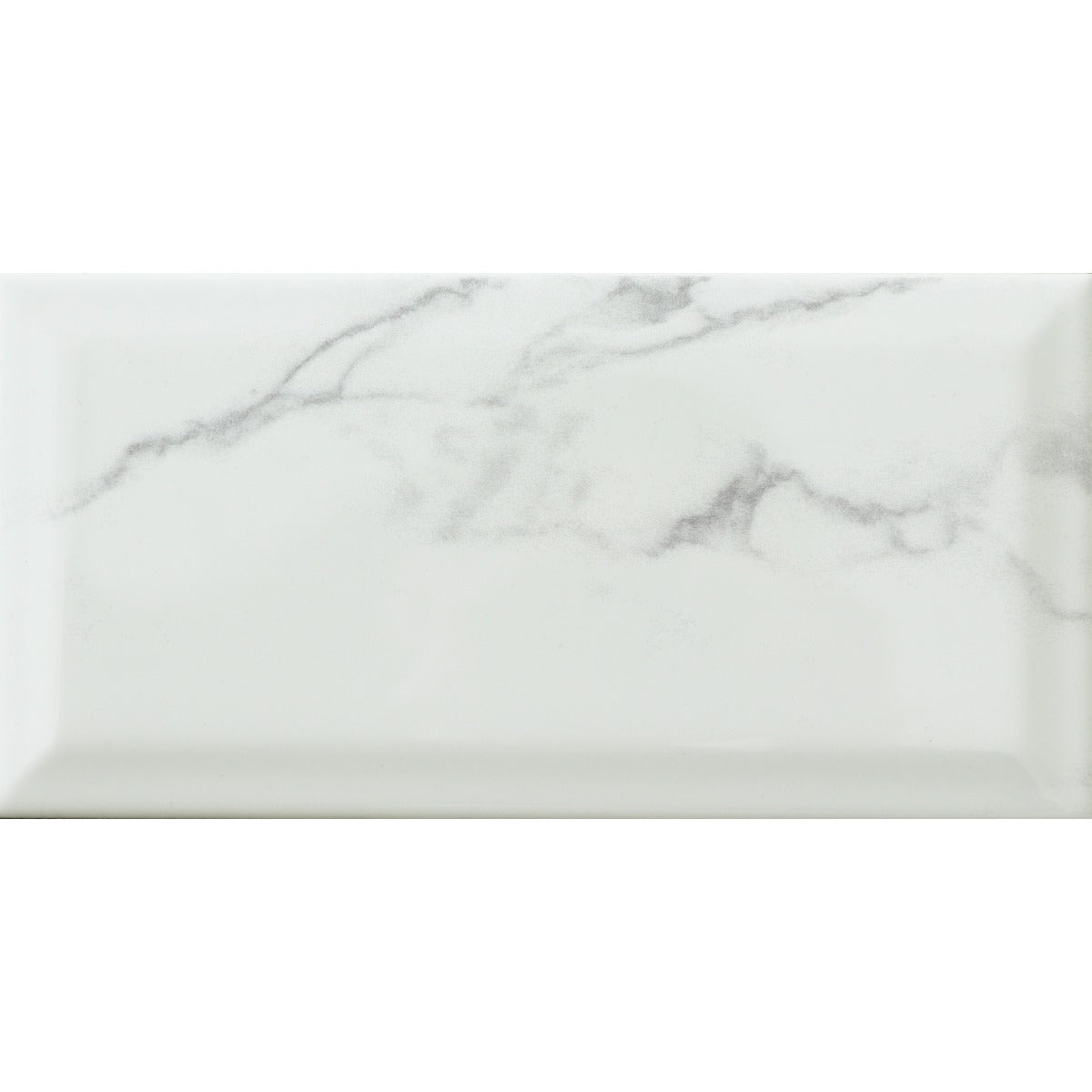 Vægflise Metro Carrara Marmor 10x20
