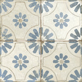 Klinker FS Blume Blue 45x45