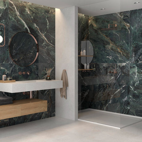 Klinker Lux Marble Green Blank Marmor