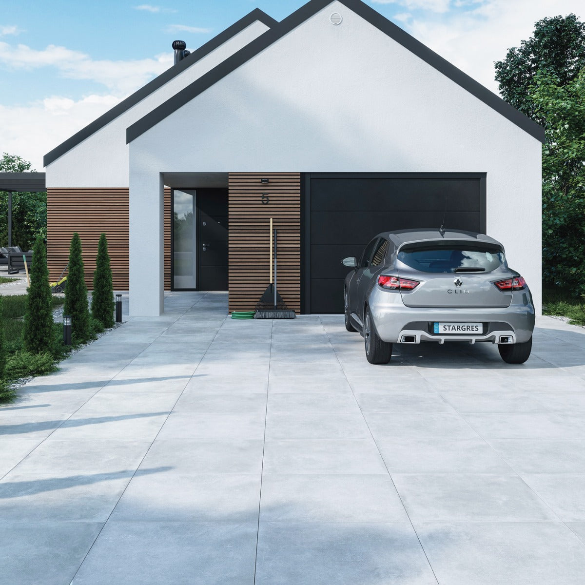 Uteklinker Danzig White 60x60