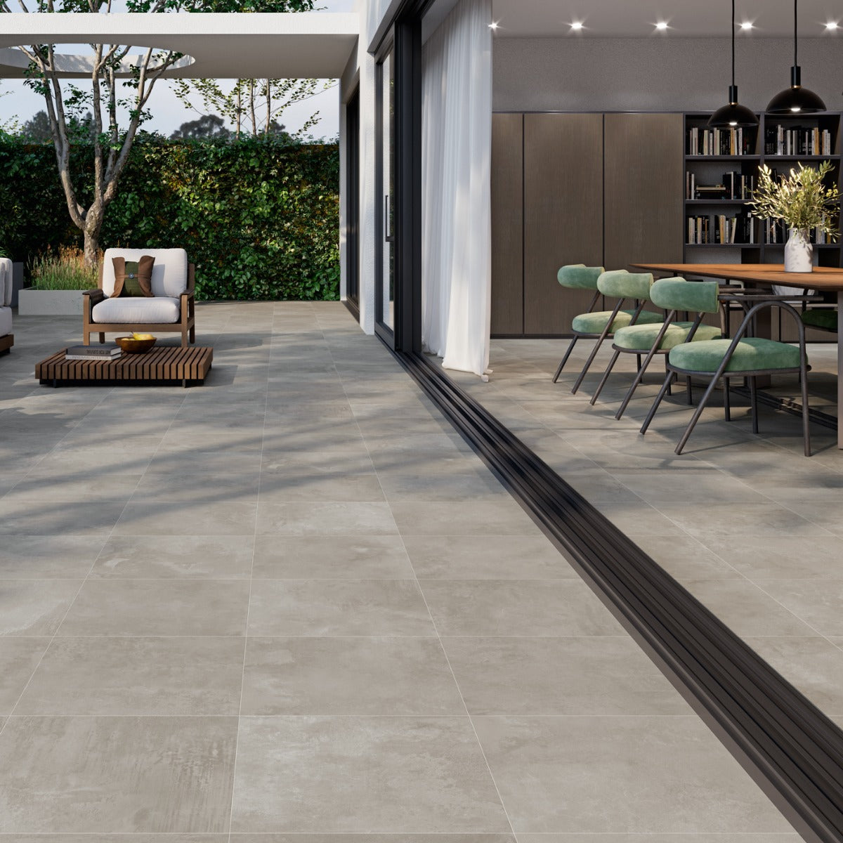 Klinker Elementi Grey Mat 75x75