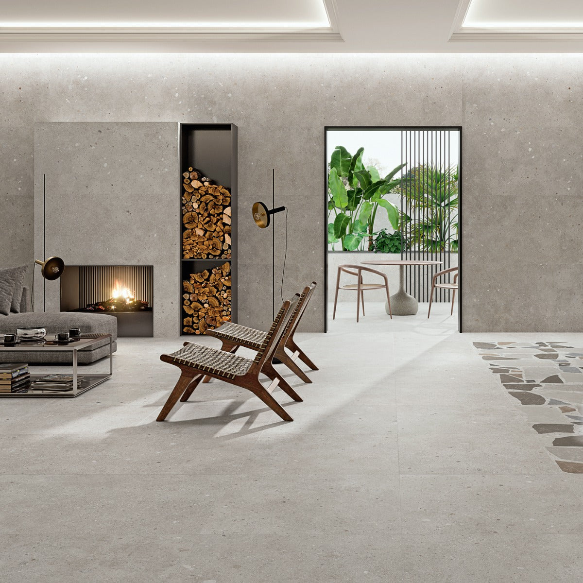 Klinker Glamstone Grey Mat 75x75