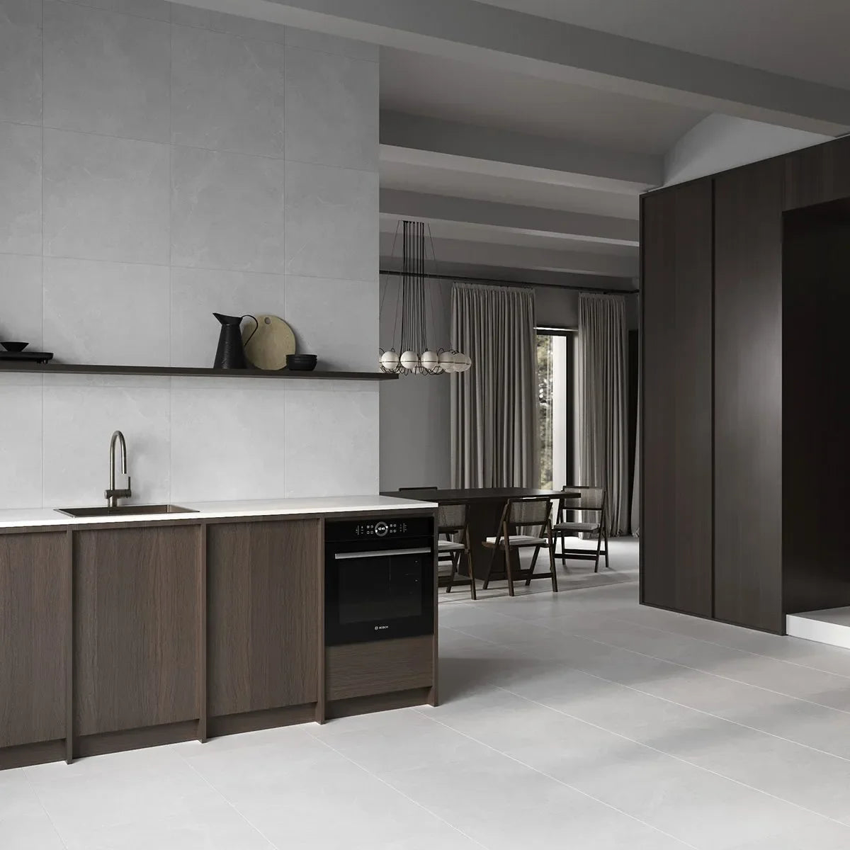 Klinker Storm White 60x60