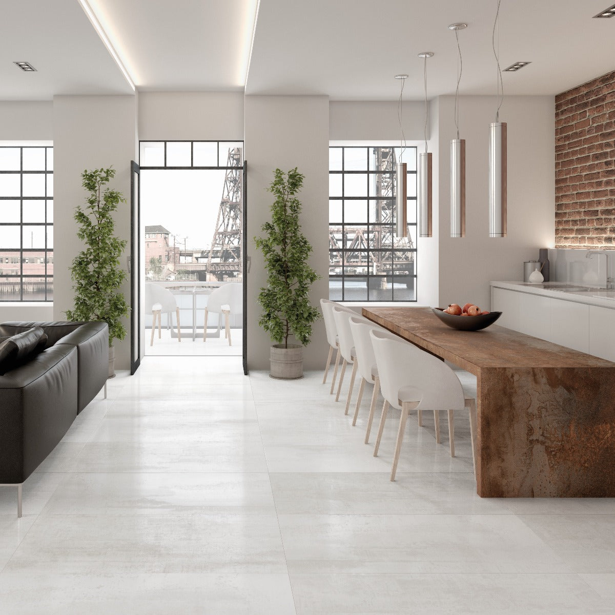 Klinker Corten Blanco