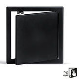 Inspektionslem Push Black 200x200 mm